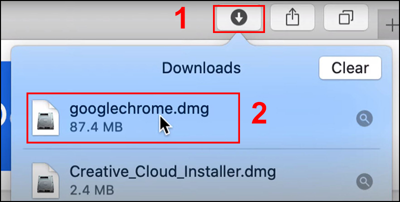 Cài chrome trên mac 2